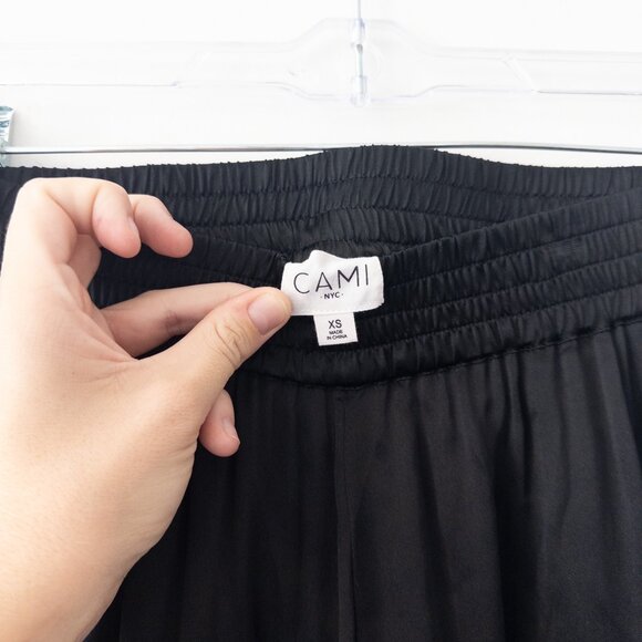 Cami NYC Silk Joggers in Black, Size XS - Picture 4 of 10